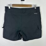 Eddie Bauer  Cargo Trail Shorts Women's Size 10 Black Stretch Hiking Outdoor Photo 1