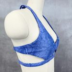 Victoria's Secret  Halter Bikini Top Large Snakeskin Print Pool Festival Beach‎ Photo 1