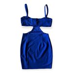 ASOS DESIGN Womens cut out mini dress in blue Photo 3