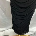 PRETTYGARDEN New Pretty‎ Garden Ruched Bodycon Midi Dress Womens Large Black Sexy Cocktail Photo 6