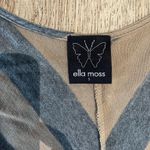 Ella Moss  Boho Striped Maxi Dress Neutral Earth Tones S Y2K Photo 2