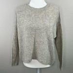 Alice + Olivia  Gray Wool Cashmere Blend Crewneck Relaxed Oversized Sweater Sz XS Photo 11