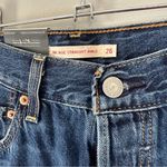 Levi's Ribcage Straight Ankle Jeans 26 NEW Raw Hem Photo 3