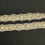 Silver Sparkle Wedding Sash Photo 0