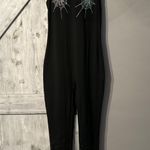 Brand new spiderweb 🕸️rhinestone jumpsuit Black Size fits a size Large to XXL Photo 0