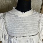 Free People  Le Femme Top in White BNWTS Photo 5