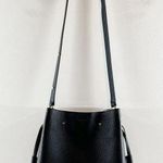 Kate Spade Large Marti Leather Convertible Bucket Bag Purse Black Photo 7