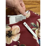 ASOS NWT  Burgundy Southern Floral Career Dress Size 2 Cottagecore Classic Fall Photo 3