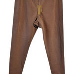 SKIMS  Outdoor Legging Women XL Brown Stretch Pull On Athleisure Active Fall NWT Photo 0