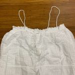 Greylin Dress Womens Small White Mini Tassel Tie Waist Sleeveless Casual Summer Photo 4