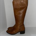 Steve Madden  brown leather tall boots size 7.5 (Lonnny) Photo 4