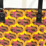 Vera Bradley  Modern Lights Large Elle Travel Tote Nylon Crossgrain Leather NEW Photo 1