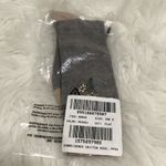 J.Crew ‎ Women's Dress Sock  One Size Gray Embroidered Floral Lightweight NWT Photo 6