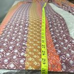 BUCKETLIST S Patchwork jumpsuit w/pockets one piece FLAW smocked bodice wide leg Purple Photo 10