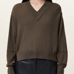 All Saints Julieana V Neck Wool Sweater Photo 0