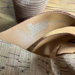 Kork-Ease Charis Size 9 Leather Woven Platform Block Heel Sandals Orange Kerela Photo 3