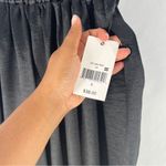 Ophelia Roe Black Satin High Rise Wide Leg Pull On Pants NWT Size S Photo 5