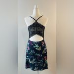Victoria's Secret Modal Lace Back Mini Slip w Floral & Butterfly Design Size M Photo 6