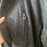 Converse  One Star Women’s Blue Moto Light Weight  Crop Jacket Buttoned Sz XL Photo 7