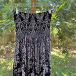 Free People  Thinking Of You Printed Strapless Jumpsuit Blue Size XS Photo 3