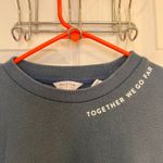 Peloton  Crewneck Pullover Sweatshirt M Navy Blue Pocket Photo 2