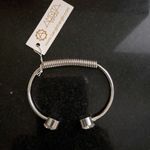 Amrita Singh  Casa Blanca Silver plated brass cuff with Austrian crystals. Photo 6