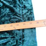 Emma & Sam  Green Crushed Velvet Mock Neck Long Sleeve Top Women's XS NEW Photo 6