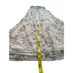 Adrianna Papell  Blush Floral Embroidered Halter Gown - Size 12 Photo 11