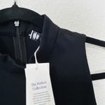 Spanx NEW  Ponte Cargo Midi Dress Black Faux Wrap Quiet Luxury Capsule Size XS Photo 6