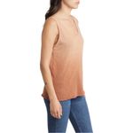 Treasure & Bond Orange Ombre Knit Tank Top Casual Women’s Sleeveless Scoop neck Photo 2