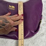Coach  Madison Hailey Rich Purple Leather Hobo Bag #14304 Photo 9