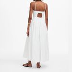 Madewell  NWT Poplin Seamed Maxi Dress size 0 Photo 3