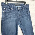 EXPRESS Stella Low Rise Denim Leggings Jeggings Skinny Jeans Size 2 Dark Wash Photo 3
