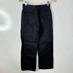 COS  Wide Crop 3/4 Large Straight Leg Black Jeans Size 24 Photo 1