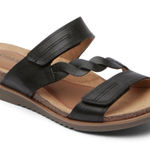 Cobb Hill Women's May Asymmetrical Slide Sandal Black Photo 0