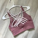 Lululemon  Free To Be Moved Bra Pink (size 6) workout athleisure strappy sporty Photo 3