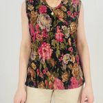 vintage dreamy rose garden top size 1X Pink Photo 3
