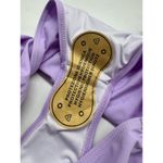 NWOT Lilac Purple Faux Wrap High Waisted Bikini Swimsuit Size Small Photo 5