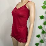 Maurice's Elegant Red Lace Trim Camisole Photo 6