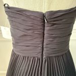 NWT Theia Strapless Accordion Pleat Embellished Dress Black $1300 2 Photo 7