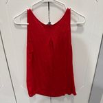 EXPRESS  Red Zip Up Tank Top Photo 1