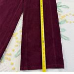 Celebrity Pink  Burgundy Corduroy Wide Leg Pants Women's Size 3/26 Photo 2