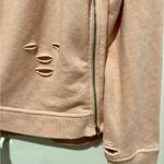 Emory park  Womens Sweater Zip Sides Medium Pale Pink Photo 3