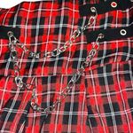 SheIn Plaid Red Skirt Photo 7