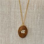 Kate Spade  Oval Pave Script “A” One In A Million Pendant Gold Tone Necklace Photo 6