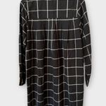 Madewell NEW  Collarless Shirtdress in Windowpane Size Small Photo 2