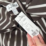 Joseph Ribkoff  brown and silver blouse and brown pants new with tags Photo 8