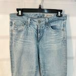 AG Adriano Goldschmied Blue The Prima Crop Cigarette Leg Light Wash Jeans Sz 27 Photo 2