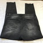 Wit & Wisdom Frayed Hem Skinny Jeans Women's Size 14 Cotton Blend Black, Gray Black Photo 12