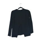 Rag and Bone  Ribbed Open Back Wool Sweater Small Black Minimalist Quiet Luxury Photo 3